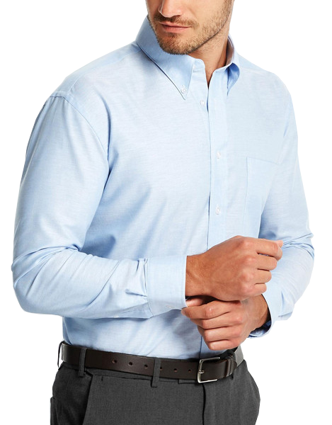 Gloweave-Gloweave  Men's Oxford Weave L/S Shirt--Corporate Apparel Online - 1