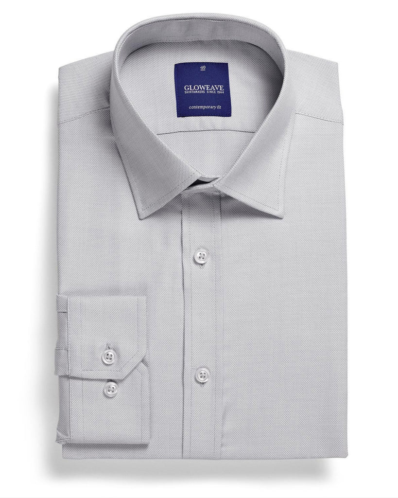 Gloweave-Gloweave Men's  Micro Step Textured Plain L/s Shirt--Corporate Apparel Online - 3