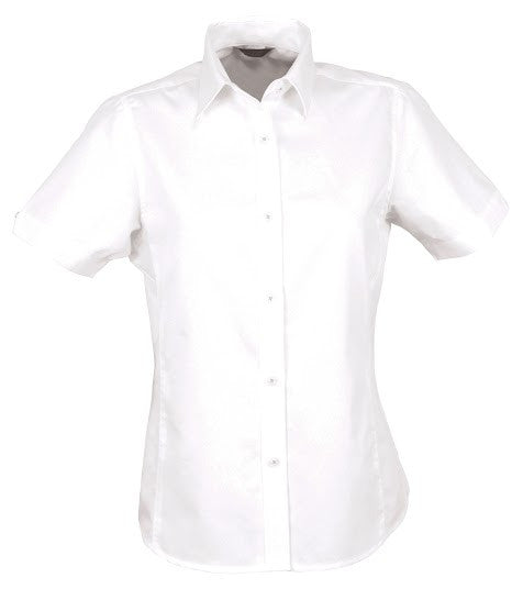 Stencil-Stencil Ladies' Empire Shirt (S/S)-White/White / 8-Corporate Apparel Online - 1