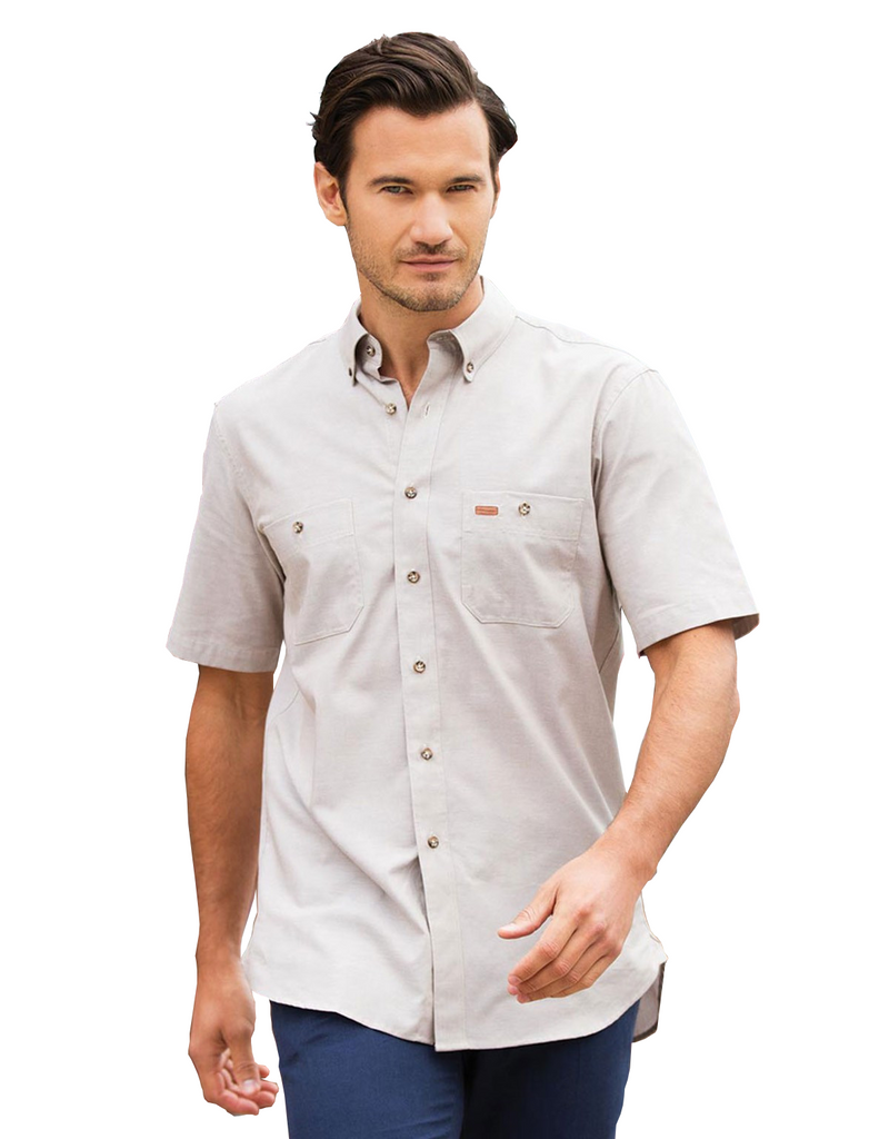 Gloweave-Gloweave Men's Iconic Chambray S/S Shirt--Corporate Apparel Online - 1