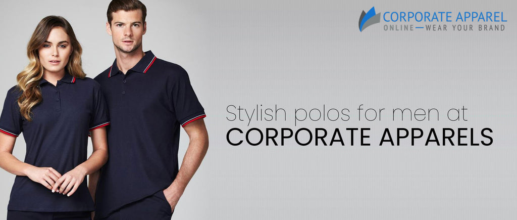 Stylish polos for men at corporate apparels