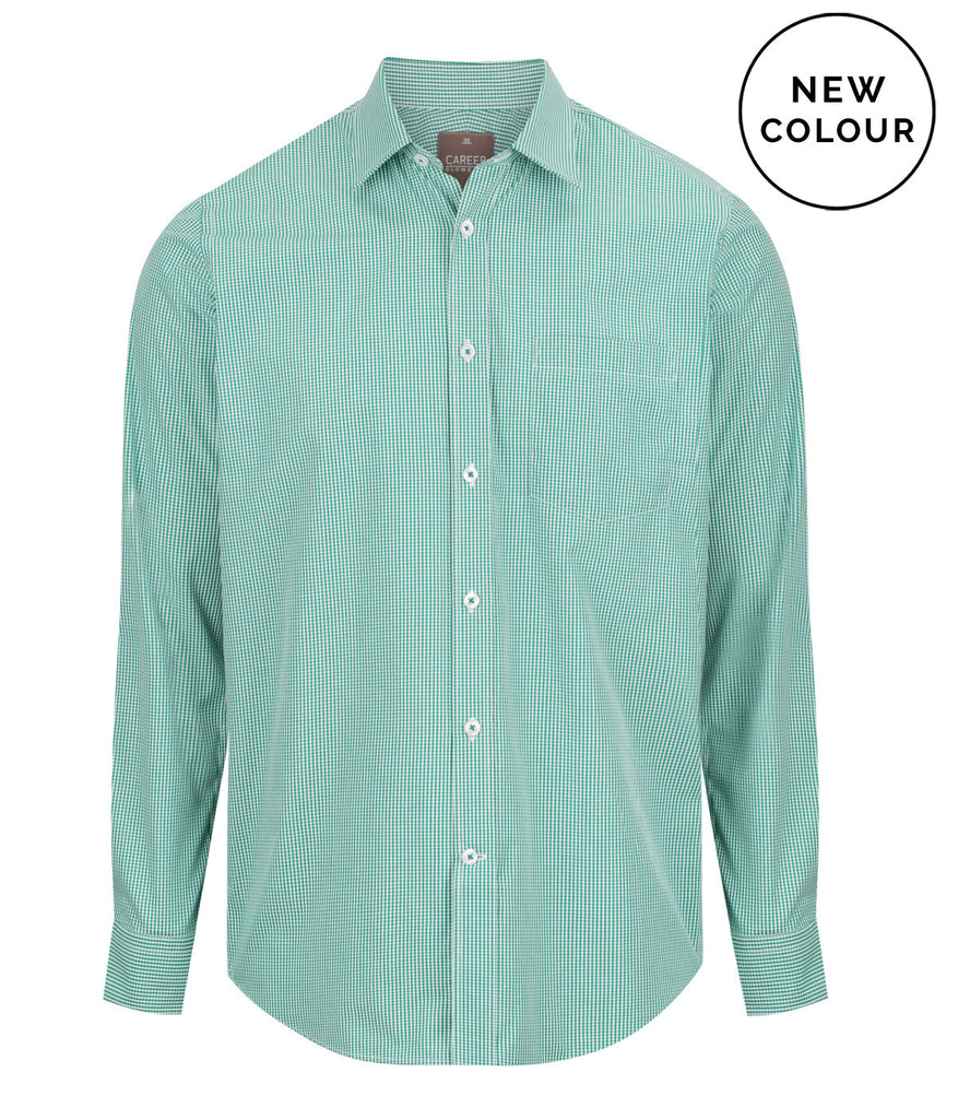Gloweave Men's Gingham Long Sleeve Shirt (1637L)