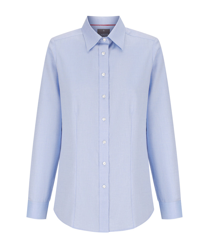 Gloweave Women's Balmoral Royal Oxford Long Sleeve Shirt (1701WL)