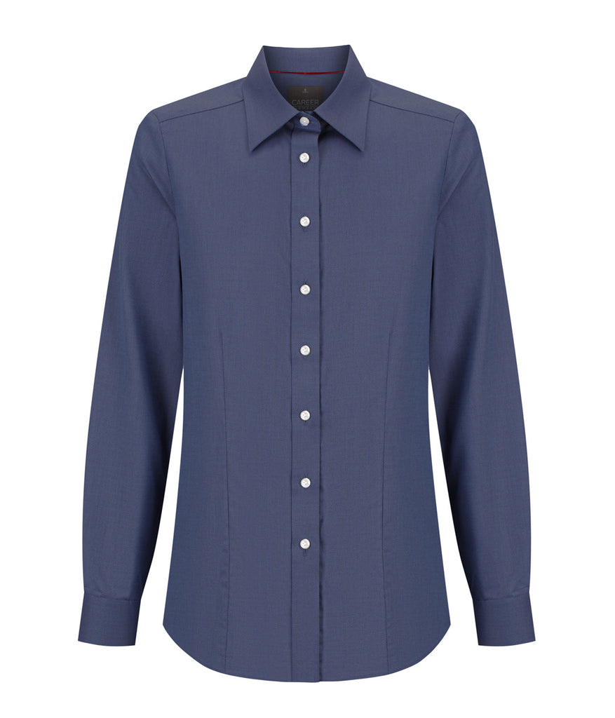 Gloweave Women's Balmoral Royal Oxford Long Sleeve Shirt (1701WL)
