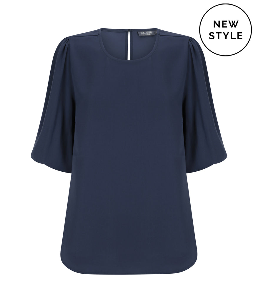 Gloweave Poppy Puff Sleeve Top (1807WS)