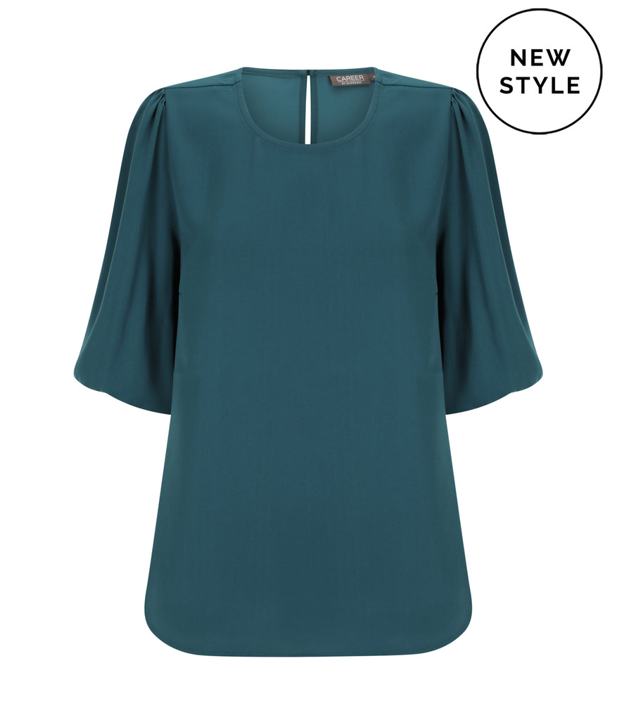 Gloweave Poppy Puff Sleeve Top (1807WS)