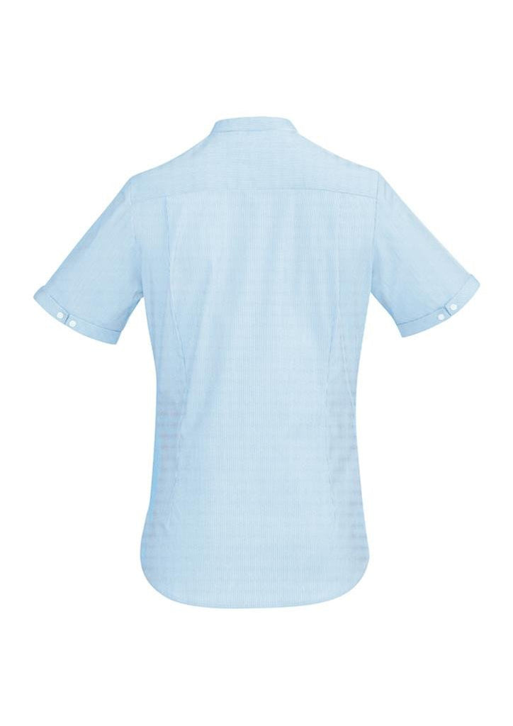 Biz Corporate Womens Bordeaux Short Sleeve Shirt (40112)