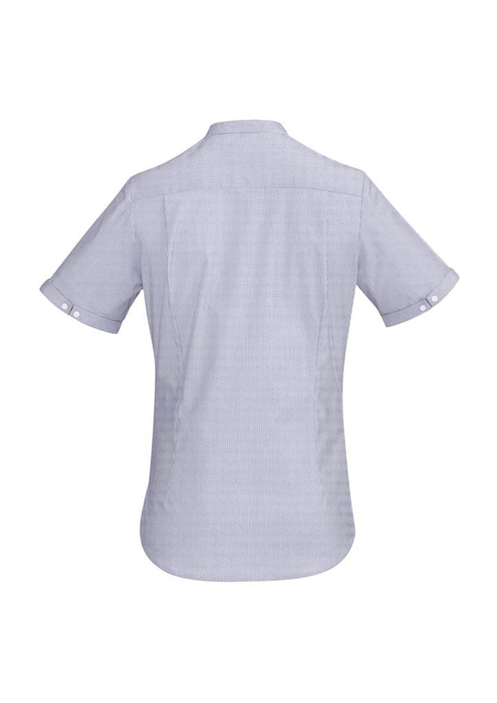 Biz Corporate Womens Bordeaux Short Sleeve Shirt (40112)