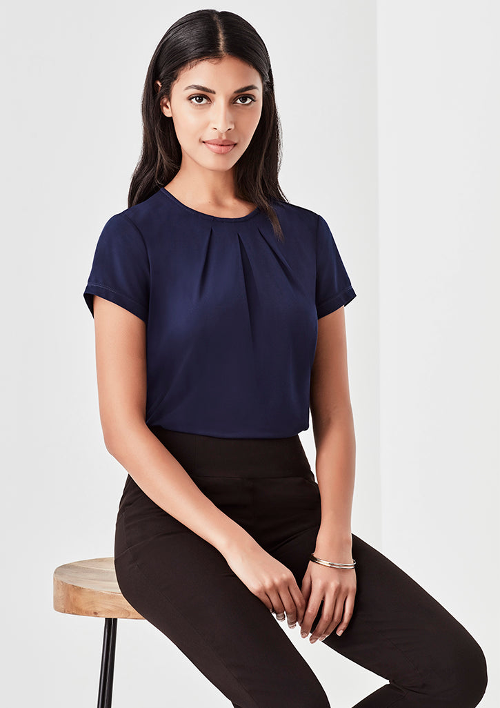 Biz-Corporate-Womens-Blaise-Short-Sleeve-Top