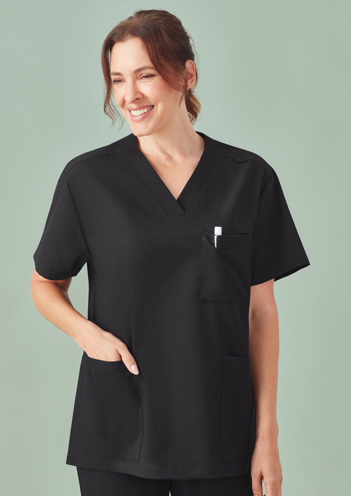 Biz Care Unisex Pulse V-Neck Scrub Top (CU544US)