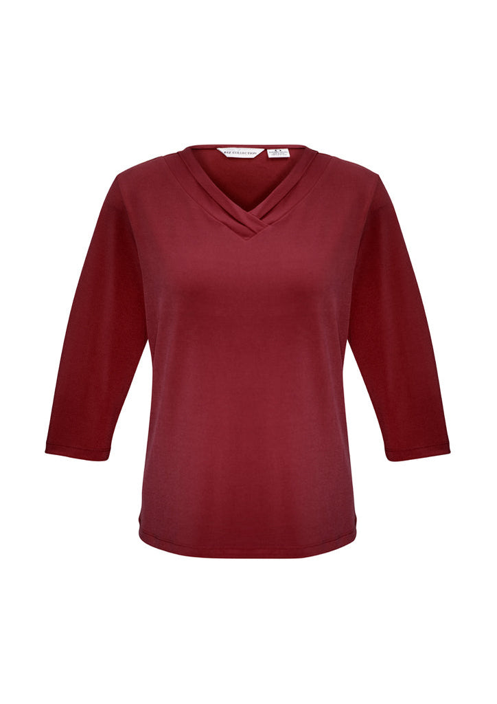 Biz Collection Womens Lana 3/4 Sleeve Top-(K819LT)