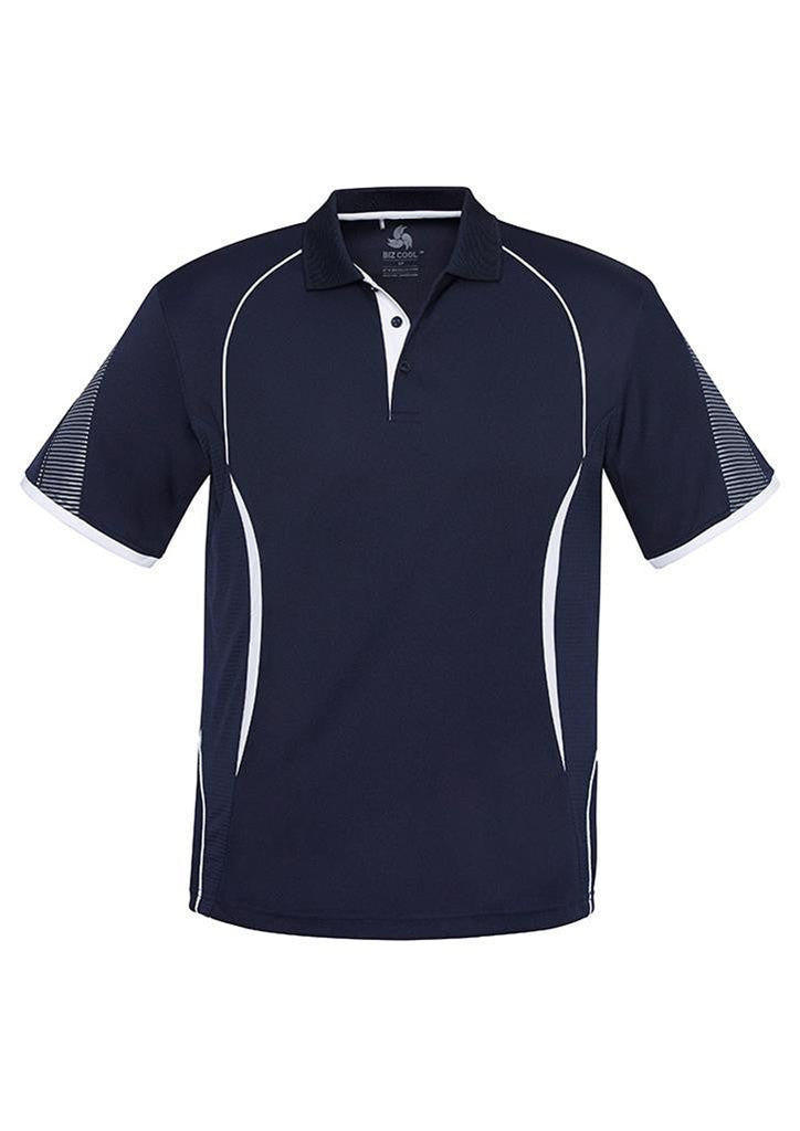 Biz Collection-Biz Collection  Mens Razor Polo-Navy/White / S-Corporate Apparel Online - 8