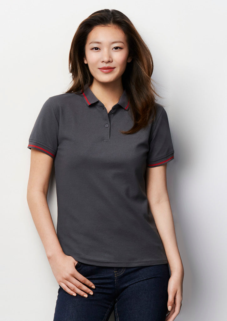 Biz-Collection-Women's-Jet-Short-Sleeve-Polo