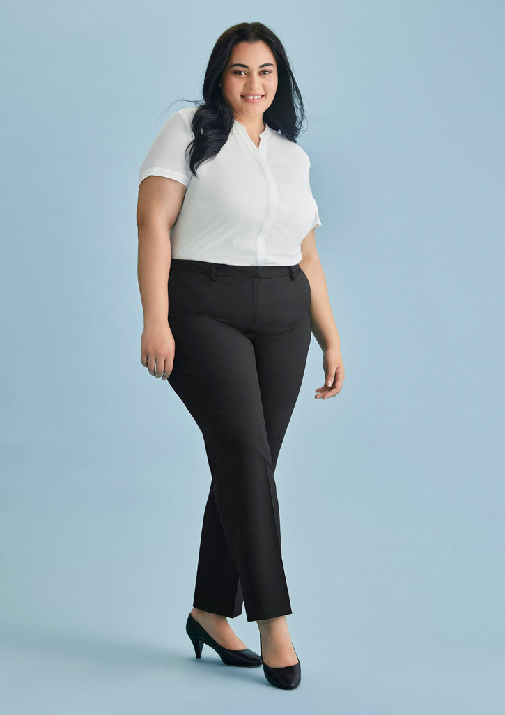 Biz-Corporate-Cool-Stretch-Women's-Tapered-Leg-Adjustable-Waist-Pant