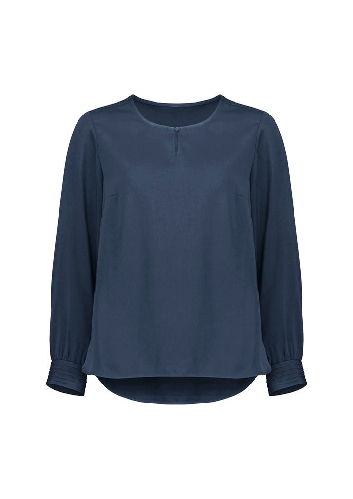 Biz Corporate Womens Evelyn Long Sleeve Blouse (RU569LL)