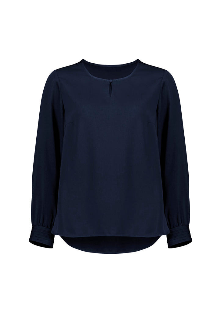 Biz Corporate Womens Evelyn Long Sleeve Blouse (RU569LL)