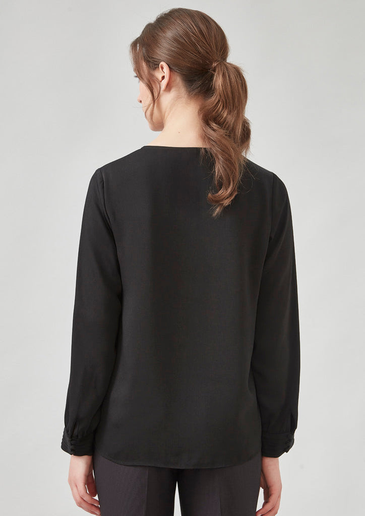 Biz Corporate Womens Evelyn Long Sleeve Blouse (RU569LL)