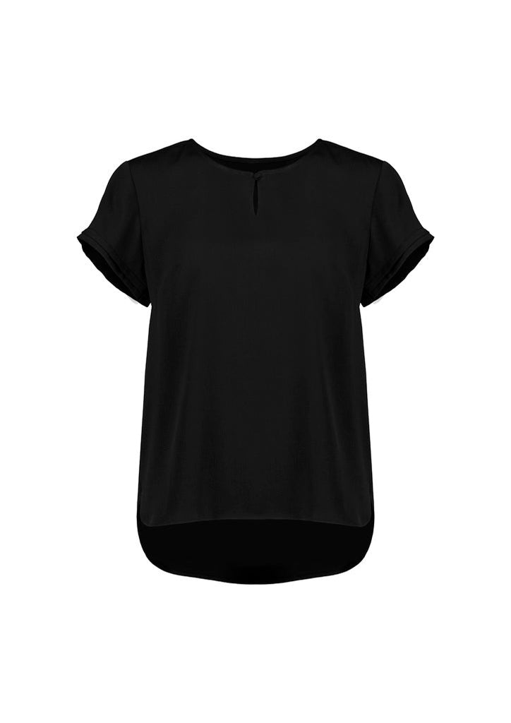 Biz Corporate Womens Evelyn Short Sleeve Blouse (RU569LS)