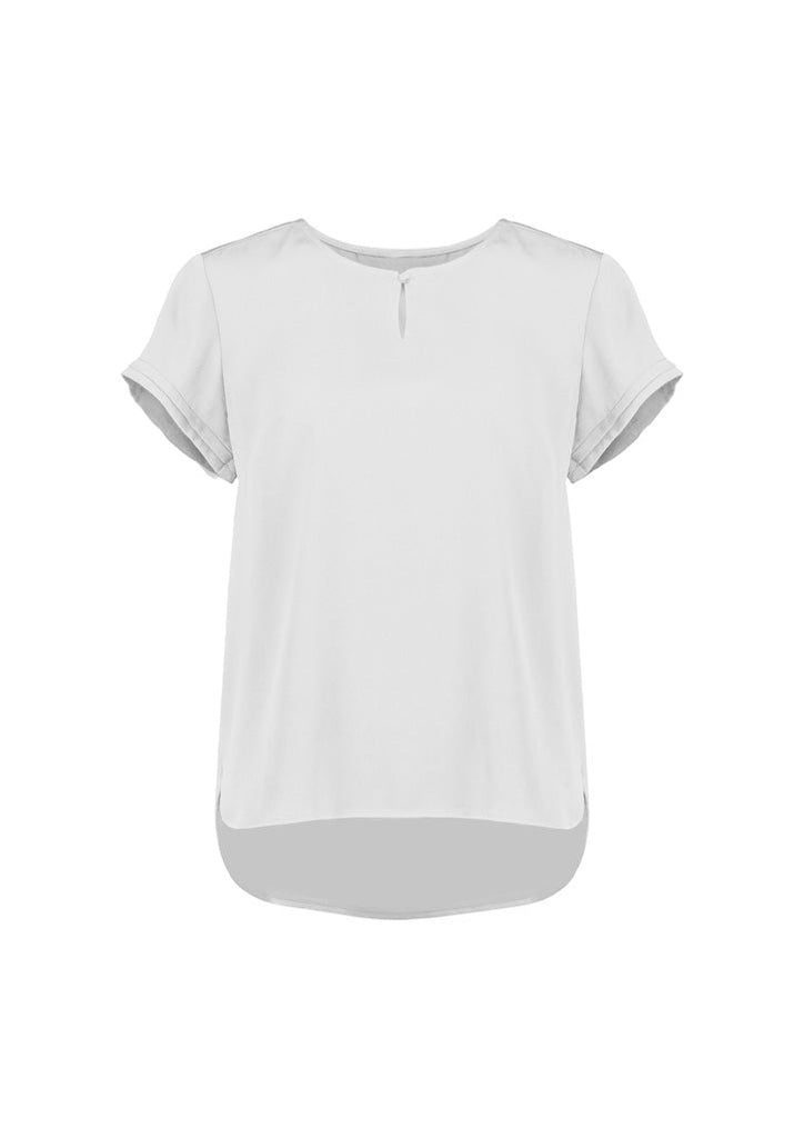 Biz Corporate Womens Evelyn Short Sleeve Blouse (RU569LS)
