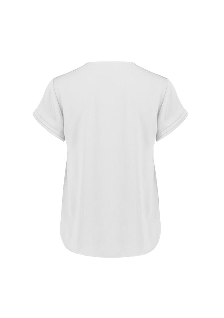 Biz Corporate Womens Evelyn Short Sleeve Blouse (RU569LS)