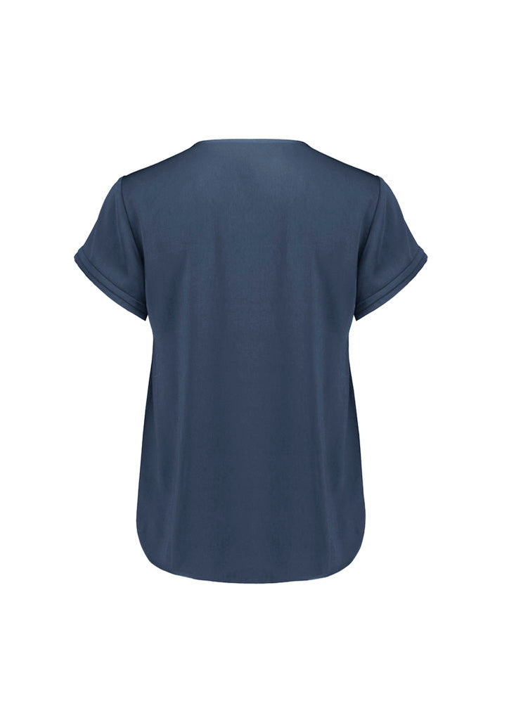 Biz Corporate Womens Evelyn Short Sleeve Blouse (RU569LS)