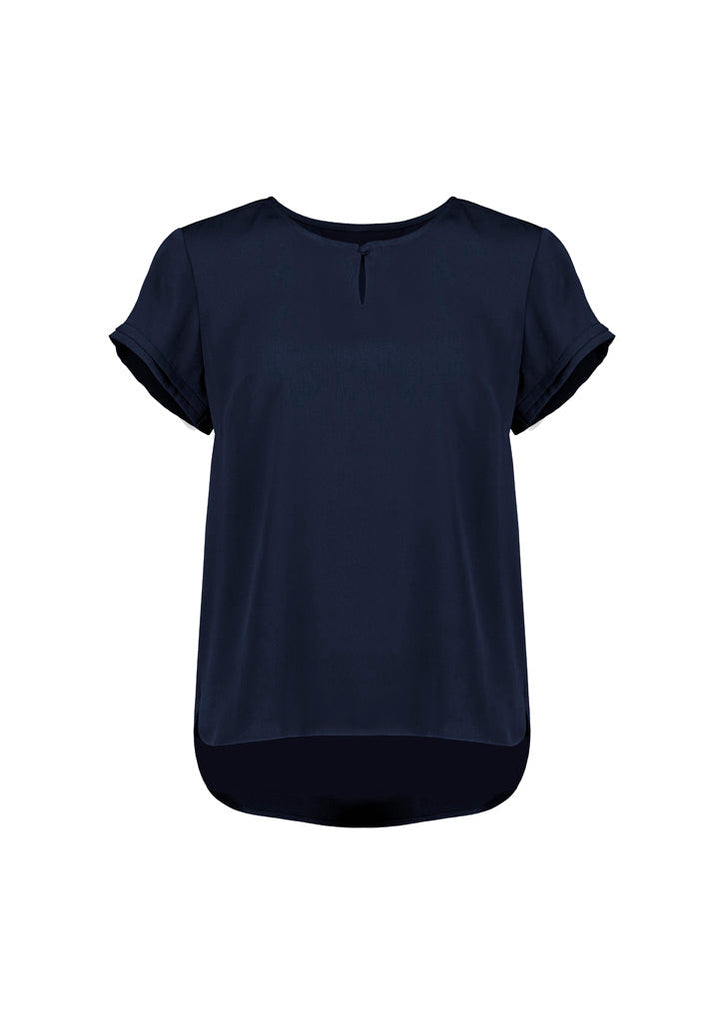 Biz Corporate Womens Evelyn Short Sleeve Blouse (RU569LS)