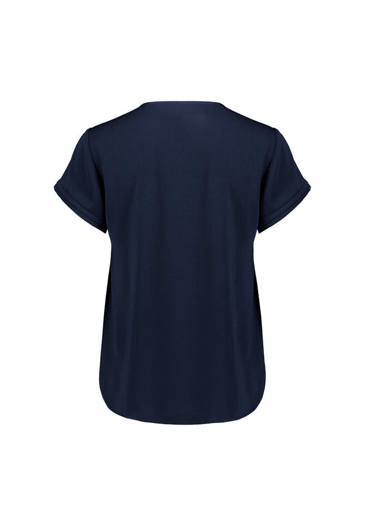 Biz Corporate Womens Evelyn Short Sleeve Blouse (RU569LS)
