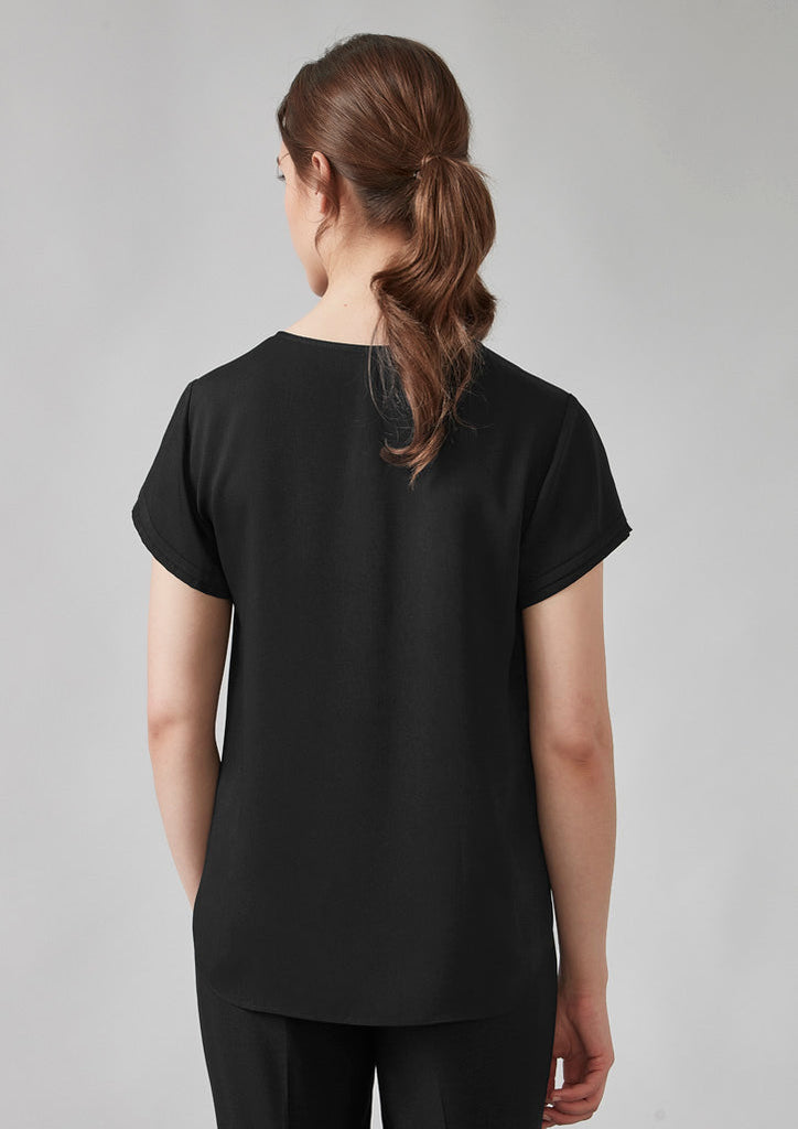 Biz Corporate Womens Evelyn Short Sleeve Blouse (RU569LS)