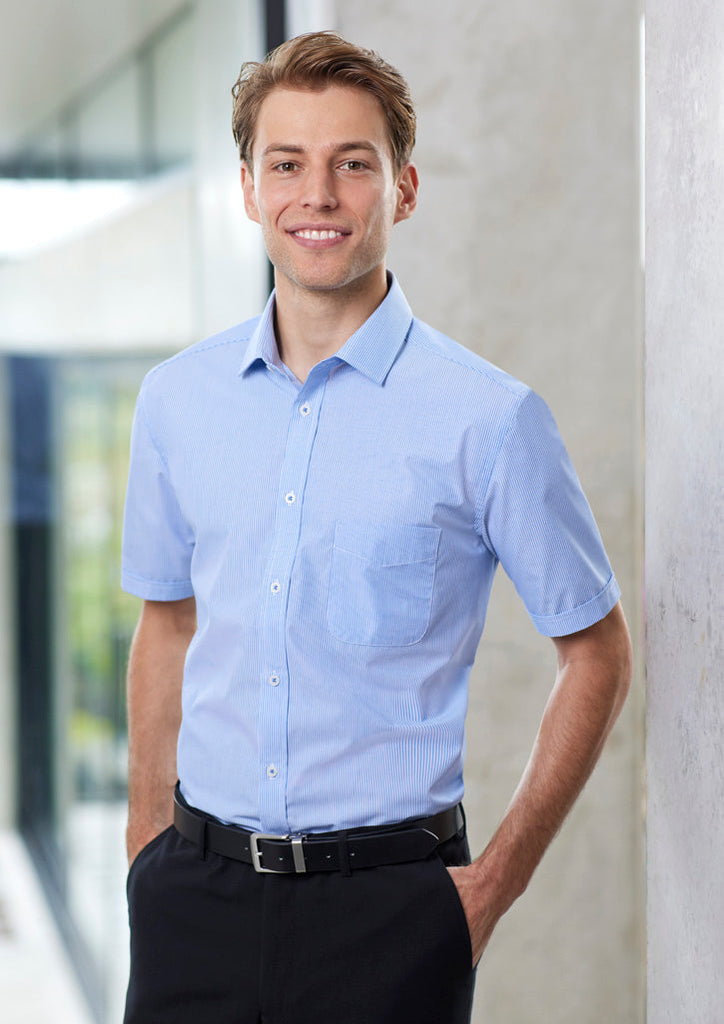 Biz Collection Mens Euro S/S Shirt-(S812MS)