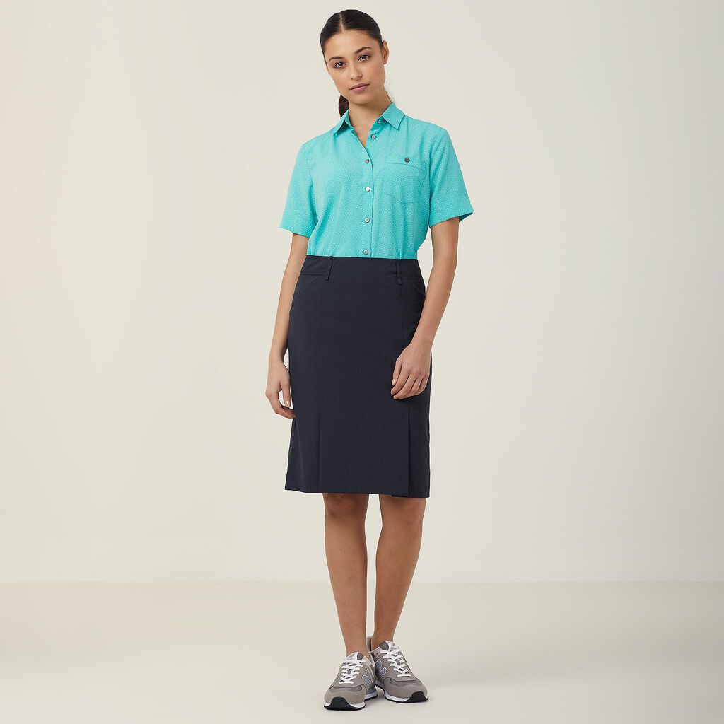 NNT-Uniforms-Stretch-Pleat-Straight-Skirt