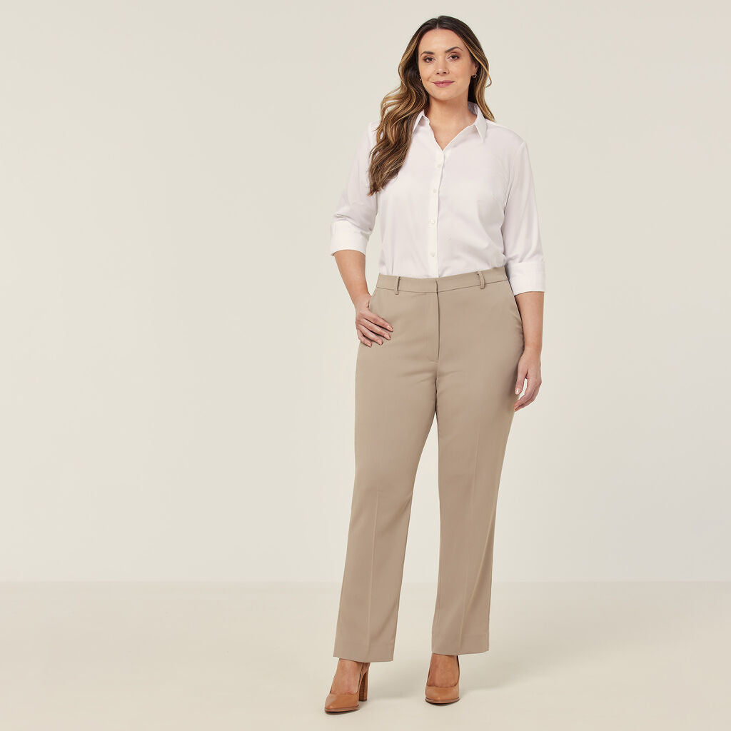 NNT Crepe Stretch High Waist, Straight Leg Pant (CAT3YD)