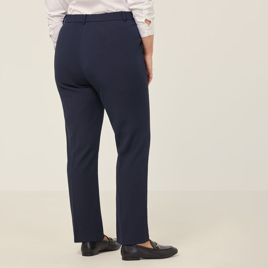 NNT Crepe Stretch High Waist, Straight Leg Pant (CAT3YD)