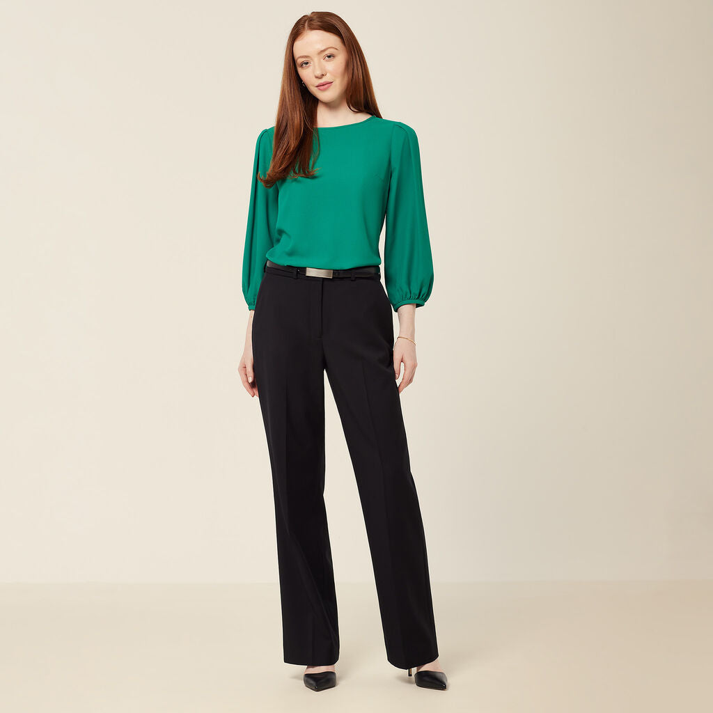 NNT Uniforms Wool Blend Twill Secret Waist Regular Fit Pant (CAT3YG)