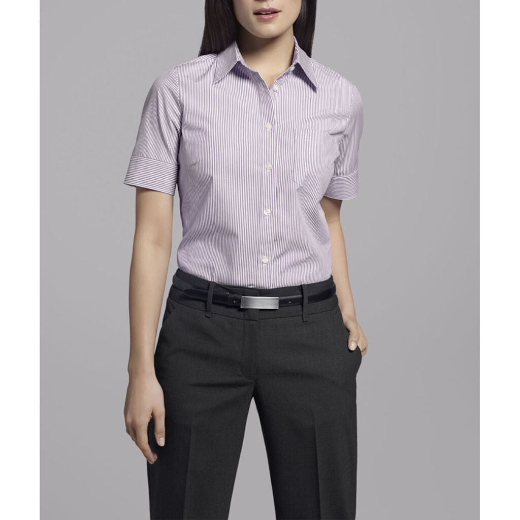 NNT Uniforms Cotton Blend Balance Stripe Bk Shirt(CAT47C)