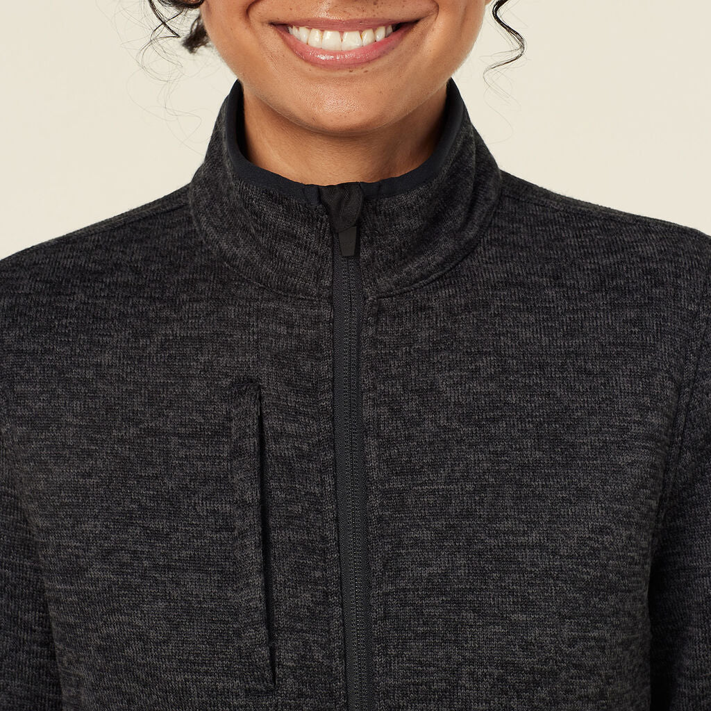 NNT Uniforms Textured Fleece Zip Front Jacket W (CAT5E2)