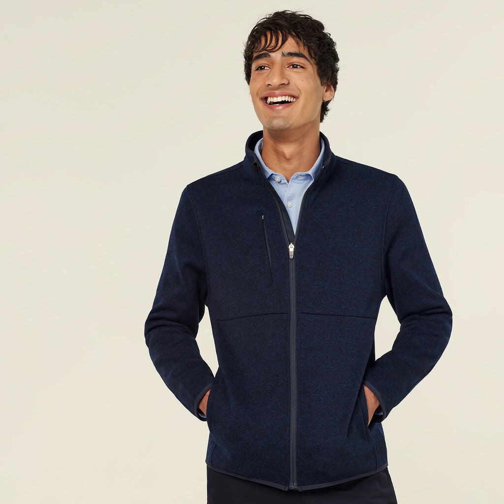 NNT Uniforms Textured Fleece Zip Front Jacket M (CATBFJ)