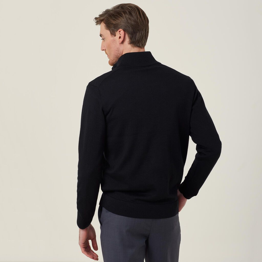 NNT Uniforms Long Sleeve Zip Neck Jumper(CATE37)