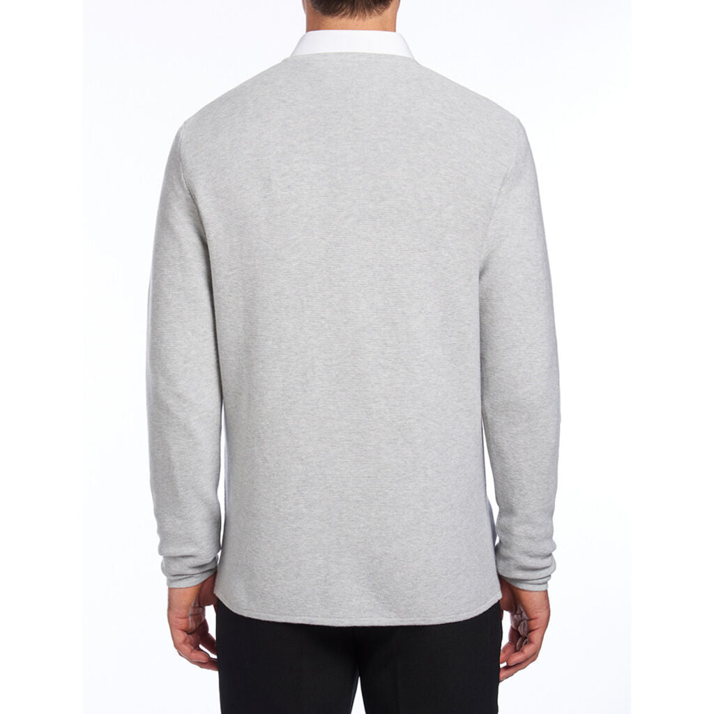 NNT 100% Cotton Mens Textured Long Sleeve Knit Jumper (CATE38)