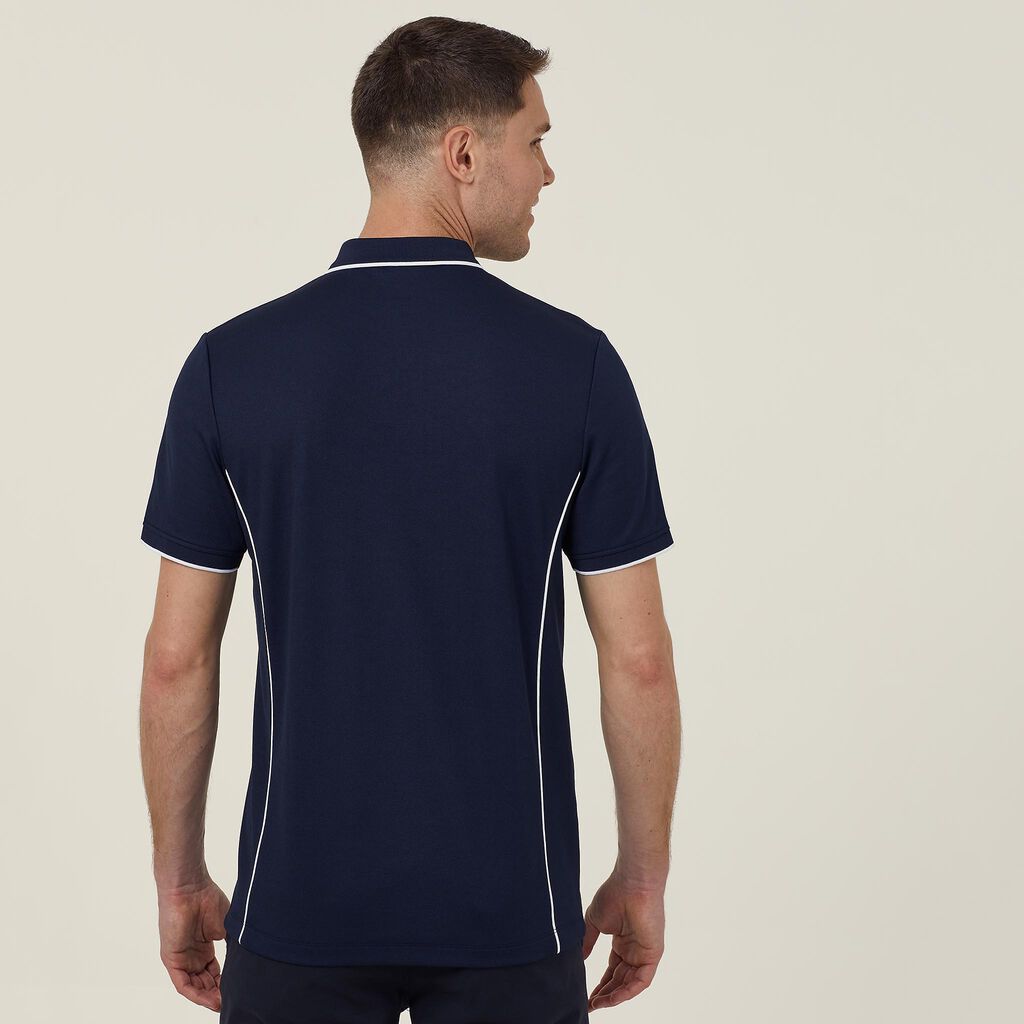 NNT Uniforms Antibacterial Polyface Short Sleeve Tipped Polo (CATJA2)