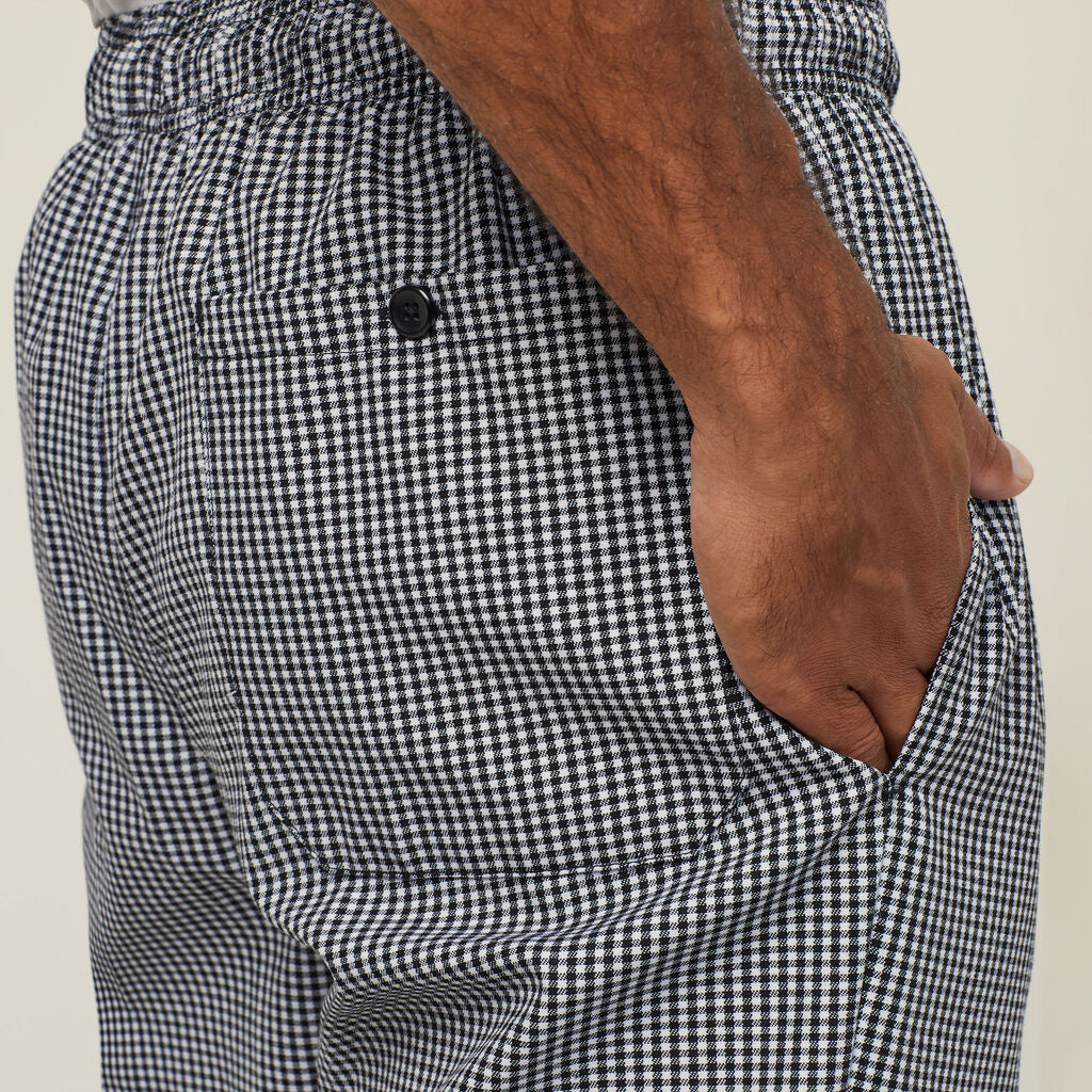 NNT Uniforms Small Check Baggy Chef Pants (CATQ35) – Corporate