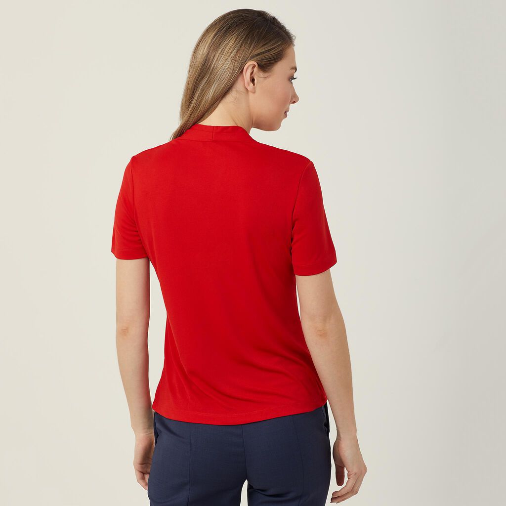 NNT Uniforms Matt Jersey V-neck Top (CATUHP)