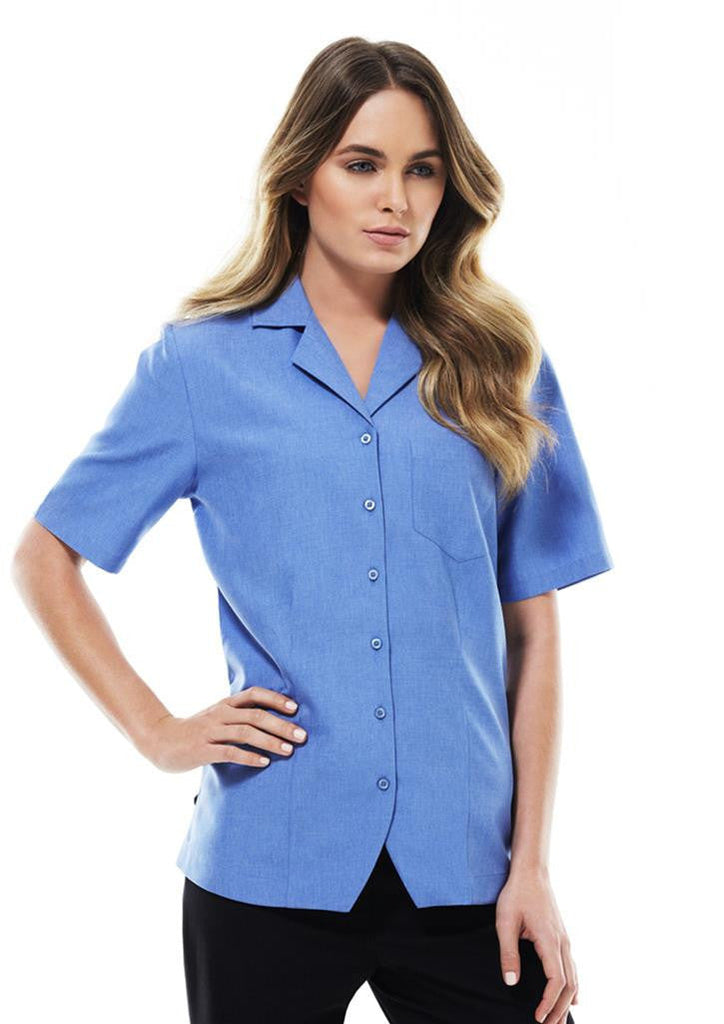 Biz Collection-Biz Collection Ladies Oasis Plain Overblouse--Uniform Wholesalers - 7