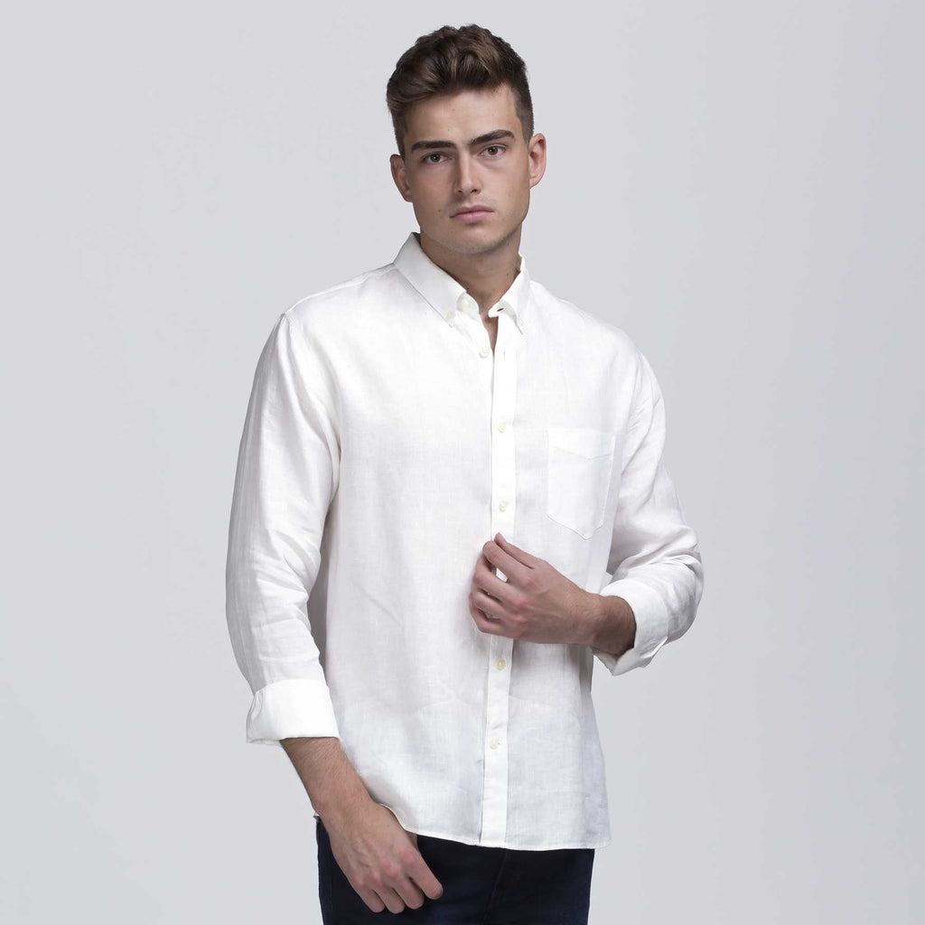 Gear For Life Linen Shirt Mens-(SIL)