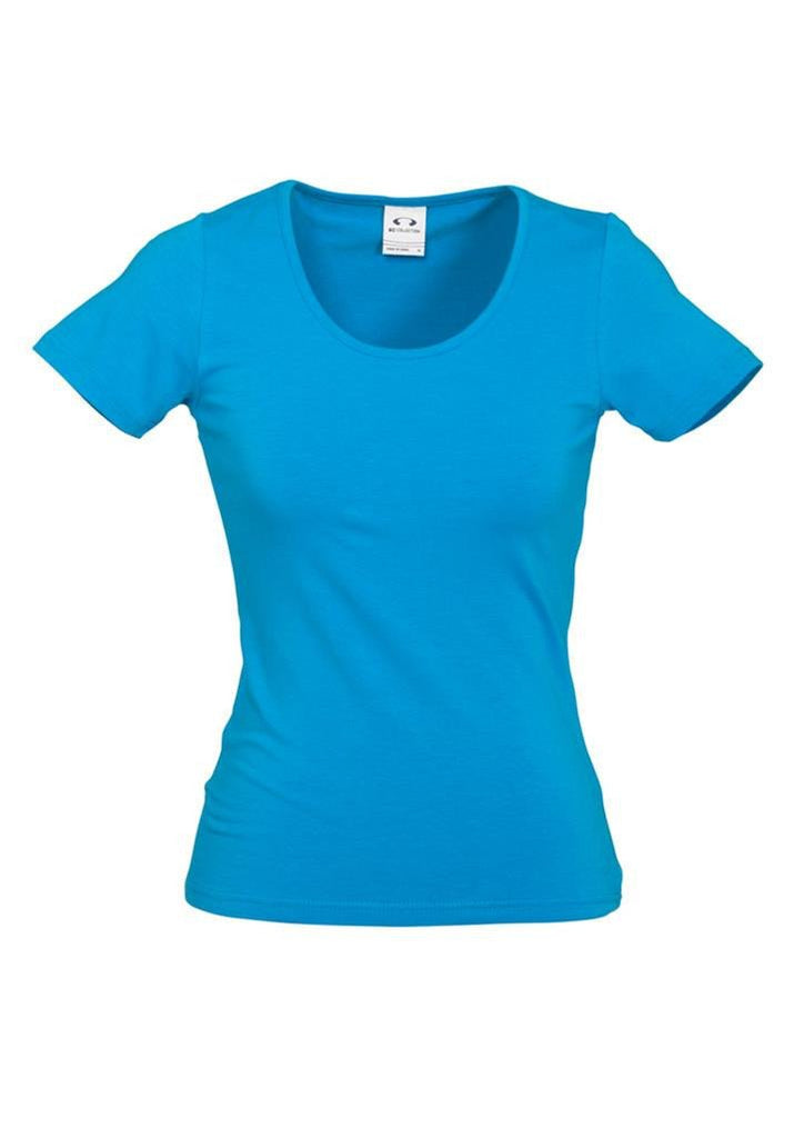 Biz Collection-Biz Collection Ladies Vibe Tee-Cyan Blue / 8-Corporate Apparel Online - 4