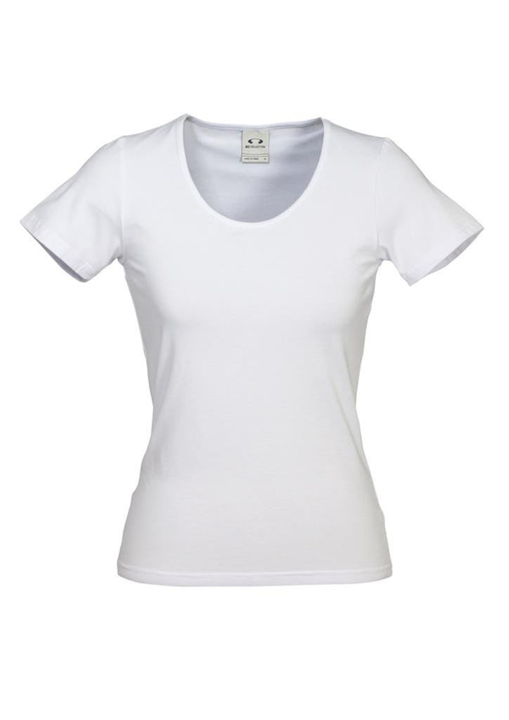 Biz Collection-Biz Collection Ladies Vibe Tee-White / 8-Corporate Apparel Online - 8