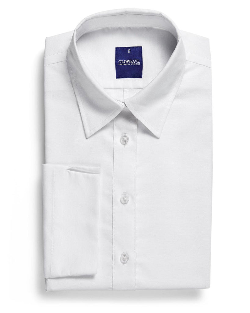 Gloweave-Gloweave Ladies Oxford 3/4 Sleeve Shirt-White / 8-Corporate Apparel Online - 2