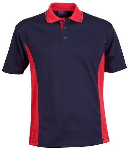Stencil-Stencil Men's Active Cool Dry Polo-Navy/Red / S-Corporate Apparel Online - 7