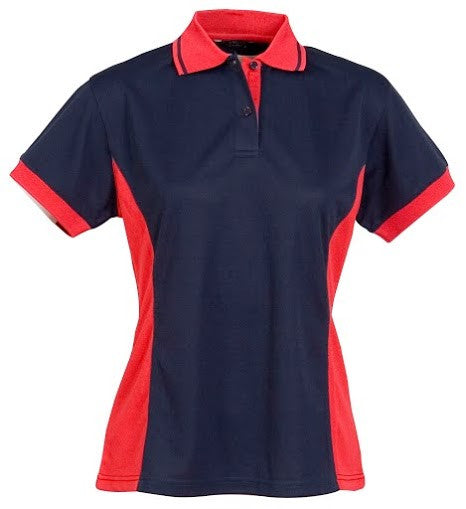 Stencil-Stencil Ladies' Active Cool Dry Polo-Navy/Red / 8-Corporate Apparel Online - 7