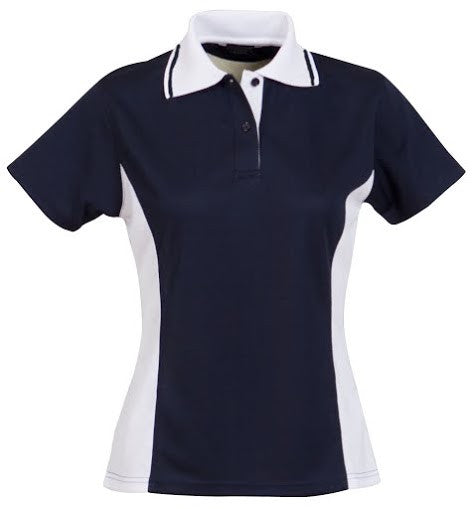 Stencil-Stencil Ladies' Active Cool Dry Polo-Navy/White / 8-Corporate Apparel Online - 6