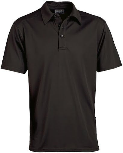 Stencil-Stencil Men's Glacier Polo-Black / S-Corporate Apparel Online - 7